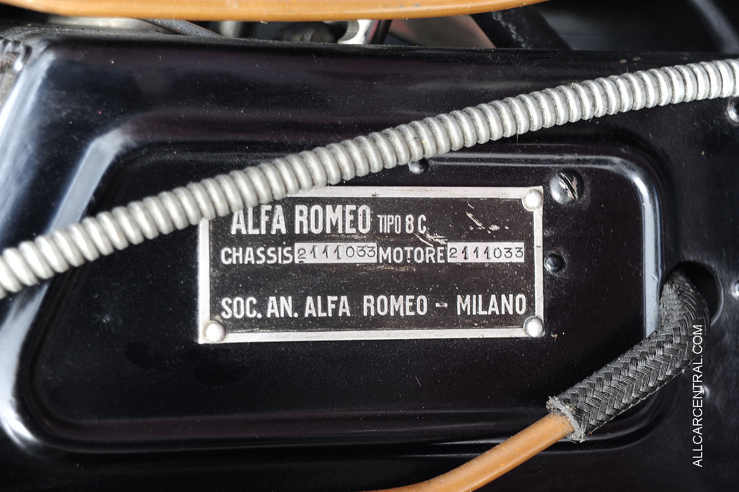  Alfa Romeo 8C 2300 sn-2111033 Mille Miglia Touring 1932 Front Axel No.2101023 Corte Madera Centennial CarShow 2016 FAN1521 