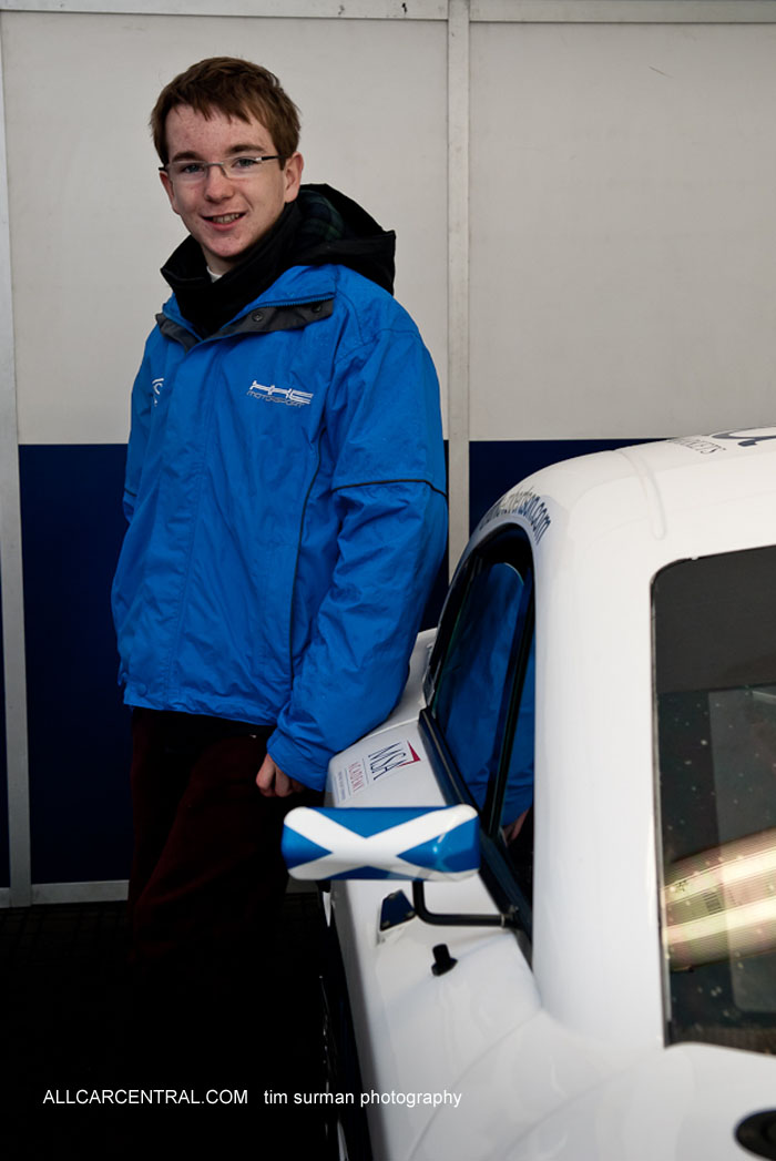 Charlie Robertson Ginetta Jr Driver Thruxton British Touring Car Championship 2012