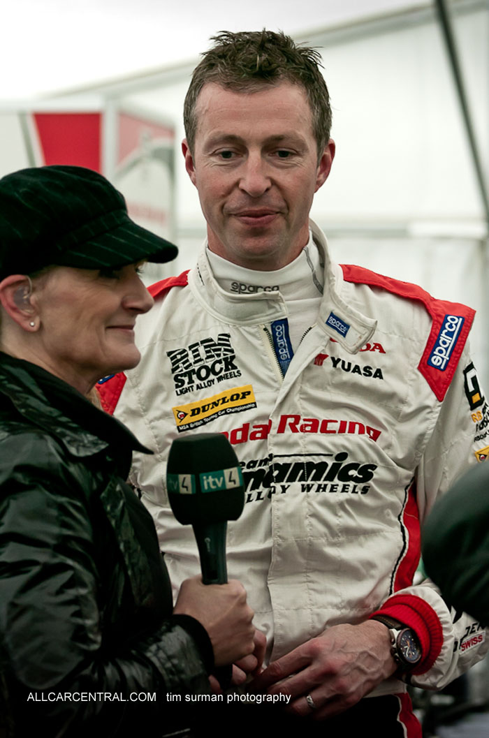 BTCC Honda Works driver Matt Neil  Thruxton British Touring Car Championship 2012
