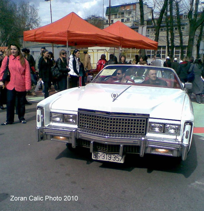 Cadillac Convertible 1978 CVETI Family Patron's Day car show for Old Town County in Belgrade, Serbia 2010
