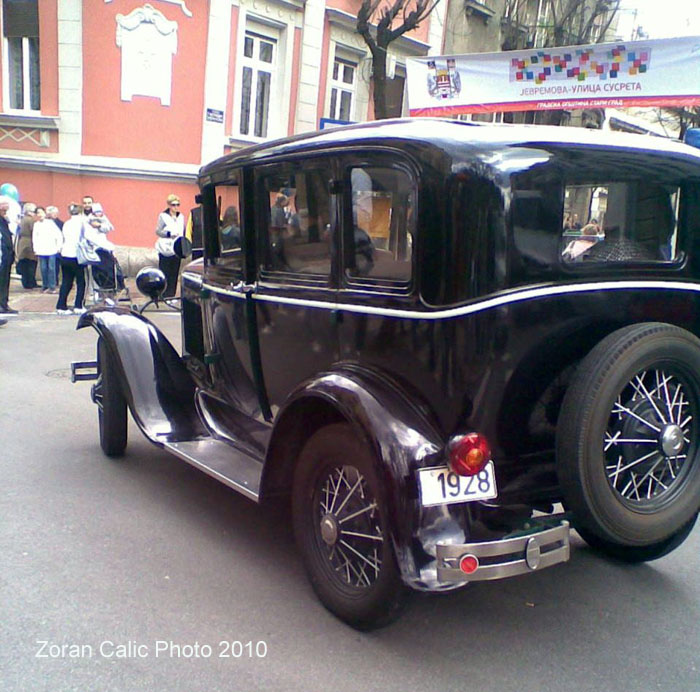 Ford 1928 CVETI Family Patron's Day car show for Old Town County in Belgrade, Serbia 2010