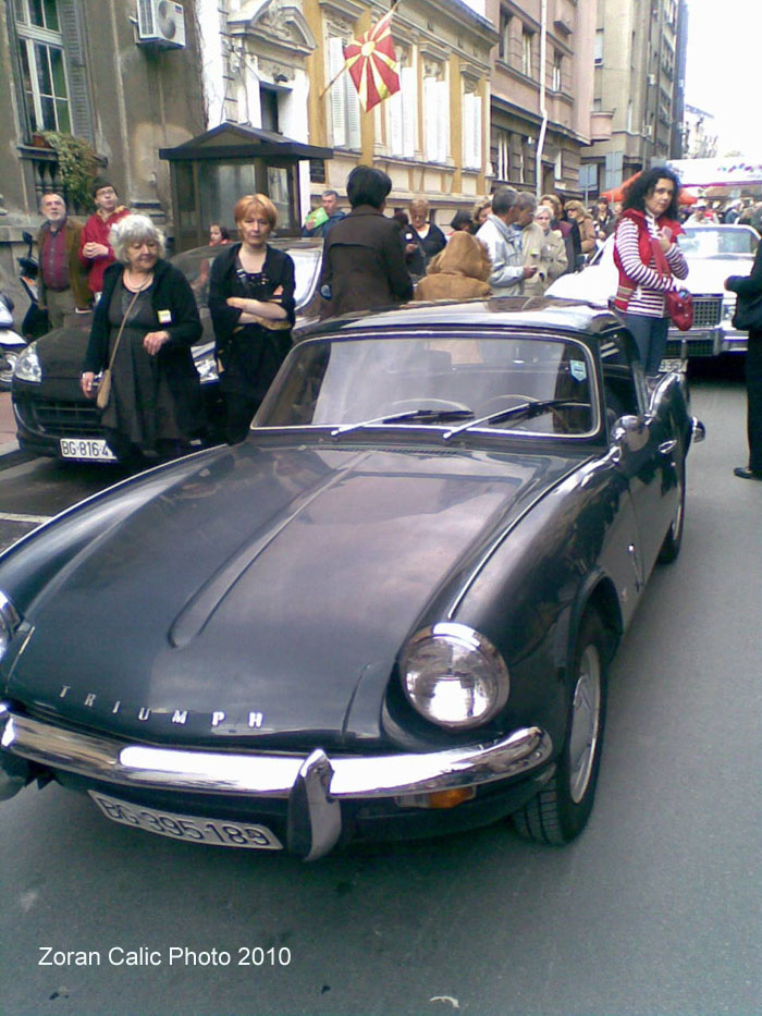 Triumph Spitfire CVETI Family Patron's Day car show for Old Town County in Belgrade, Serbia 2010