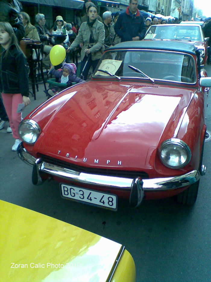 Triumph Spitfire MK-3 CVETI Family Patron's Day car show for Old Town County in Belgrade, Serbia 2010