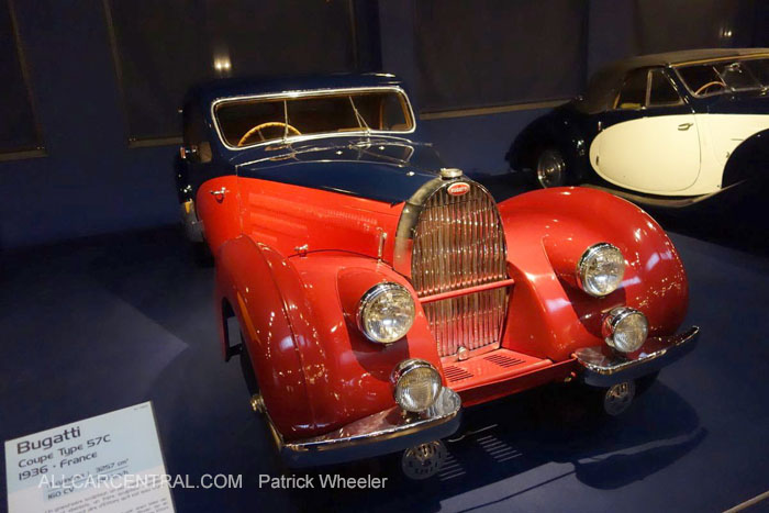  Bugatti Coupe 
Type 57C 1936 Musee National de 
l'automobile 2015 Patrick Wheeler Photo 
