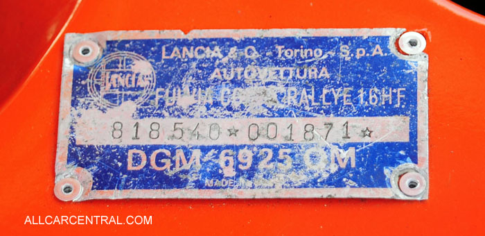  Lancia Fulvia 1.6HF Rallye sn-818540001871 1970  Concorso Italiano  2015