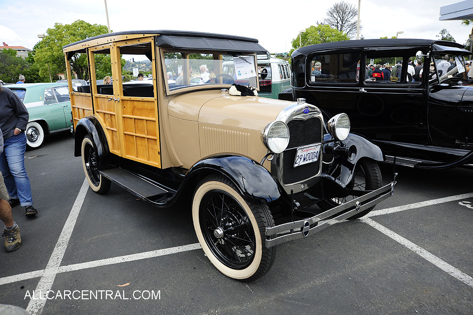 Ford Model A Station Wagen 1929  Corte Madera Centennial Vintage Car Show 2016