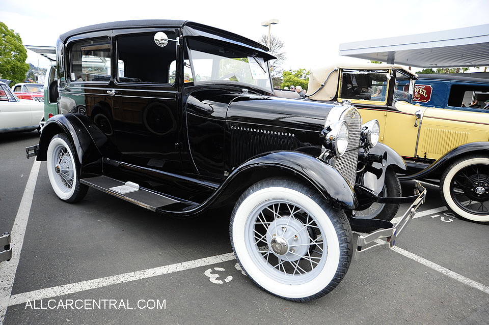Ford Model A Tudor Coupe 1929  Corte Madera Centennial Vintage Car Show 2016