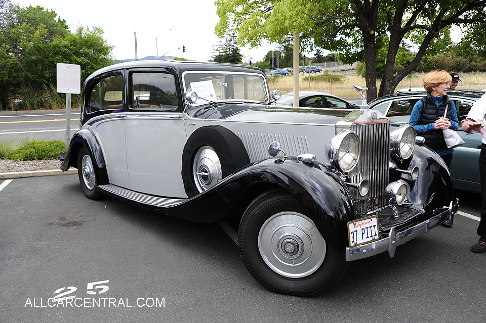Rolls Rouce Phantom III 1937  Corte Madera Centennial Vintage Car Show 2016