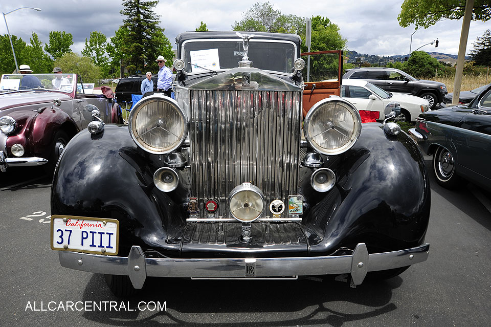 Rolls Rouce Phantom III 1937  Corte Madera Centennial Vintage Car Show 2016
