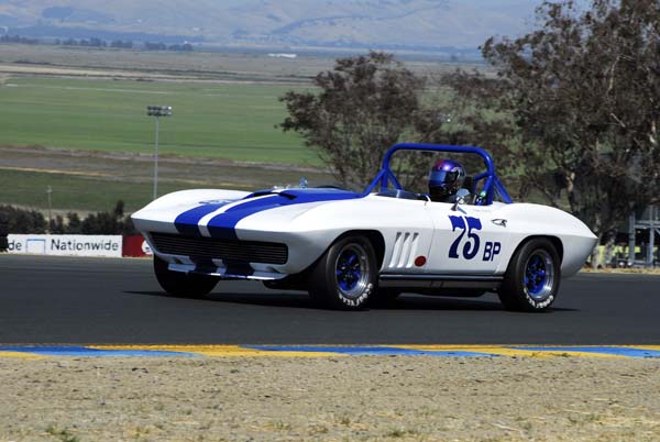 Corvette 1965 Wine Country Classic Historic Car Races Infineon Raceway