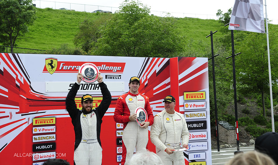  Ferrari Challenge Sonoma Raceway 2016