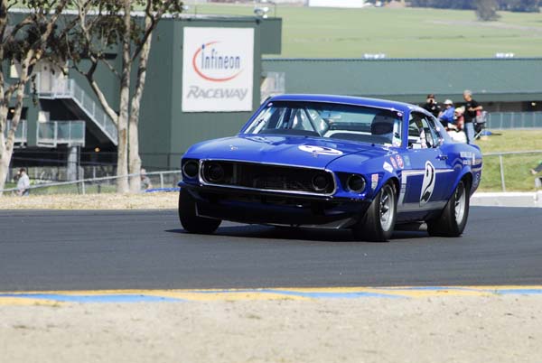 Ford Boss 302 Mustang 1969 Wine Country Classic Historic Car Races