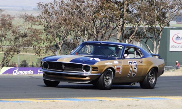 Ford Boss 302 Mustang 1970 Wine Country Classic Historic Car Races