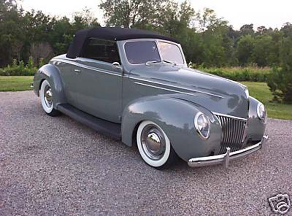 Ford Convertable coupe 1939 Submitted by Rick Feibusch 2008