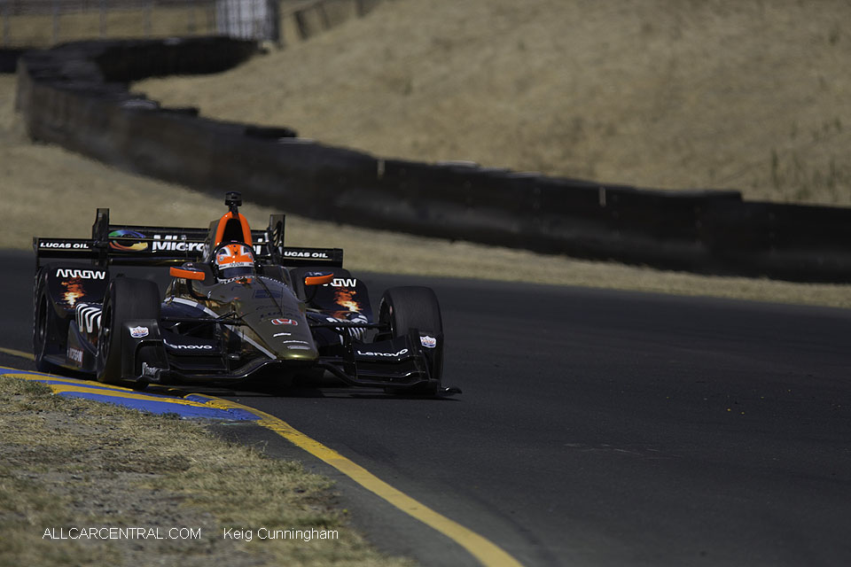 James Hinchcliffe IndyCar GoPro Grand Prix of Sonoma 2016