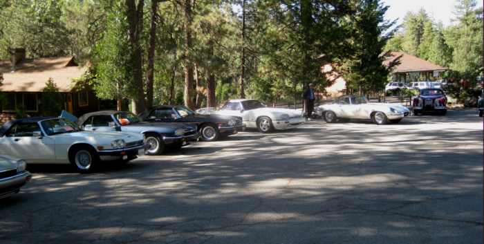 Inland Empire Jaguar Club  6th Annual Concours  at the Historic Idyllwild Inn in Idyllwild, California