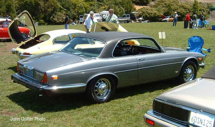 This is a Jaguar XJ6C which is one of the very attractive coupe models made 