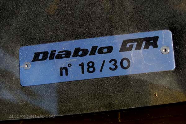 Lamborghini Diablo GTR sn1830 2000 Concorso Italiano
