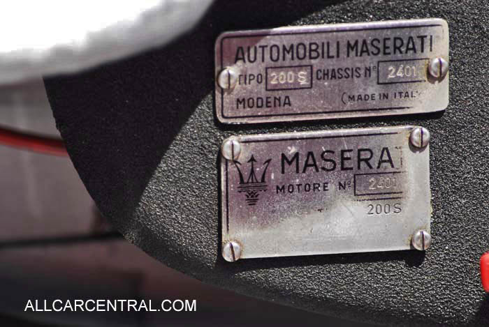 Maserati Tipo 52 200SI sn-2401 1955 ex-Works Prototype