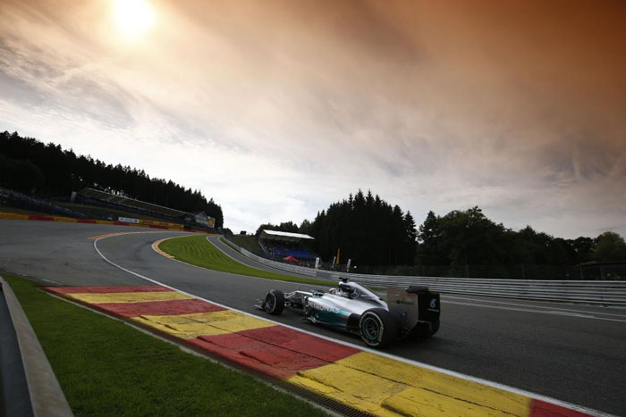Lewis Hamilton Belgian GP 2014