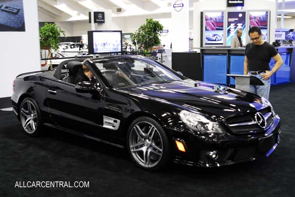 Mercedes-Benz SL63 AMG on the road