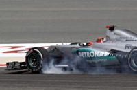 Nico Rosberg Mercedes AMG Petronas Bahrain F1 GP April 2012
