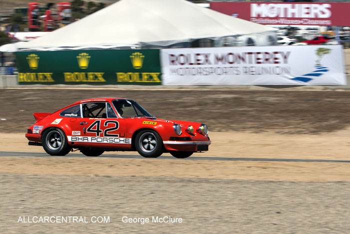  Porsche 911S 1972 Tom O'Callaghan  Rolex Monterey Motorsports Reunion 2014
