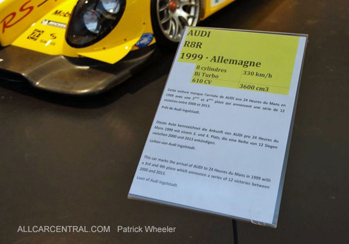  Audi R8R 1999   Musee National de l'automobile 2015