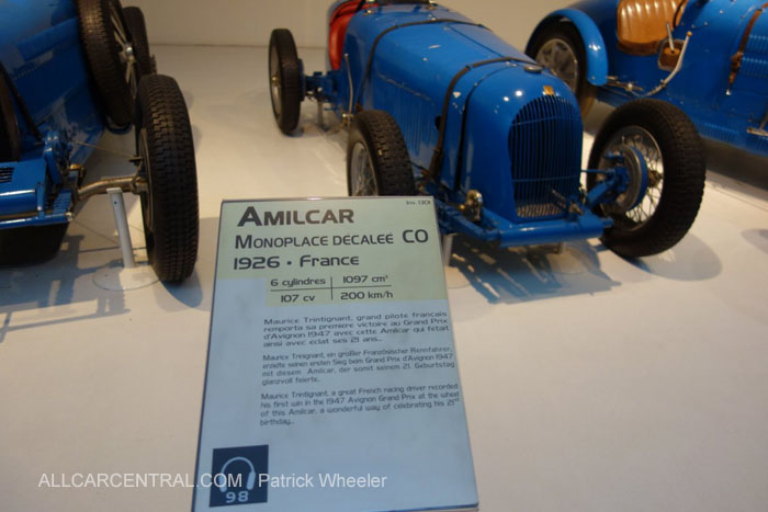  Bugatti Monoplace Decalee CO 1926   Musee National de l'automobile 2015