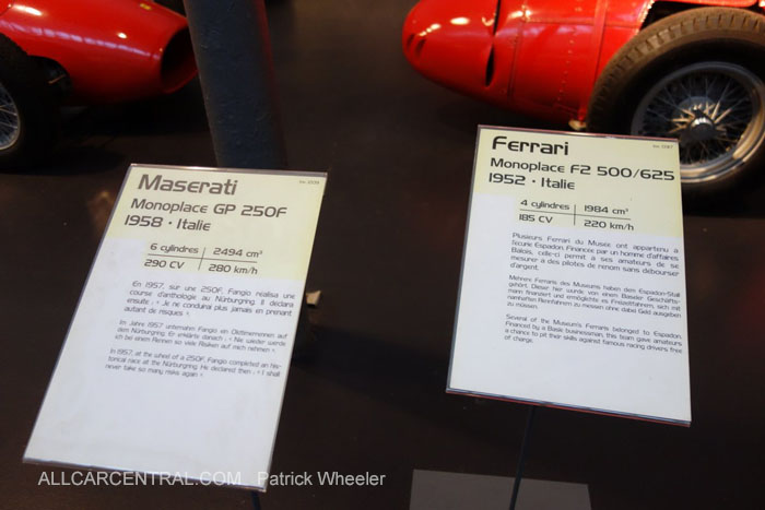  Ferrari F2 500-625 1952   Musee National de l'automobile 2015