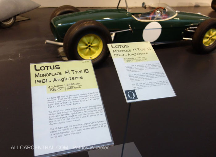  Lotus Type 18 F1 1961   Musee National de l'automobile 2015