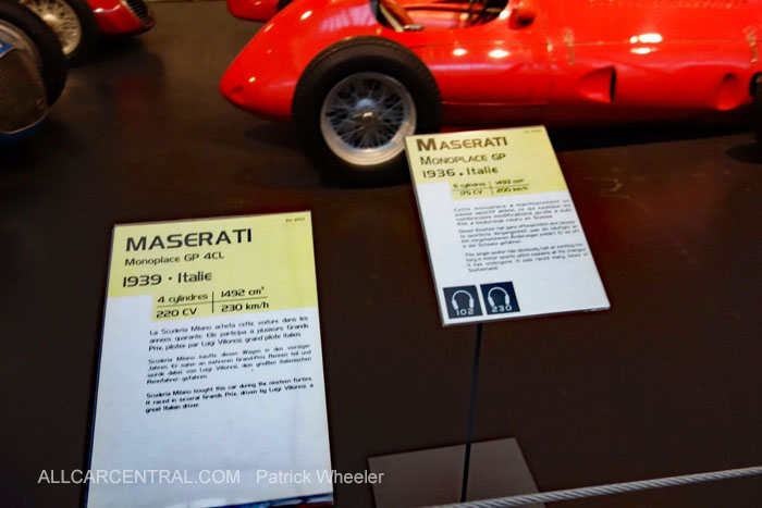 Maserati GP 1936   Musee National de l'automobile 2015