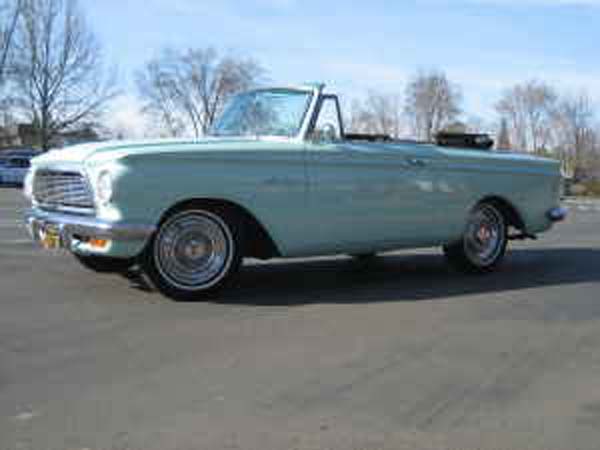 Nash Rambler American convertible 1962 Submitted by Rick Feibusch 2009