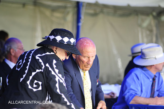 Judges Sir Stirling Moss and Denise McCluggage
