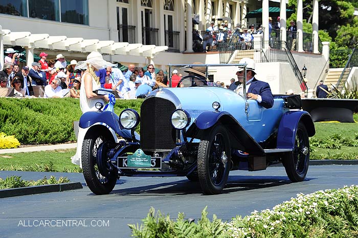 Bentley 3 Litre Vanden Plas Sports Tourer 1927  Pebble Beach Concours d'Elegance 2015