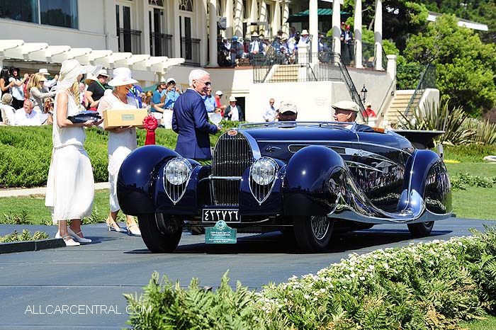 Bugatti Type 57C Vanvooren Cabriolet sn-57808 1939   Pebble Beach Concours d'Elegance 2015