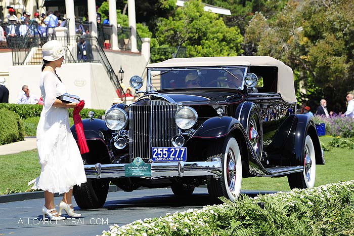 Packard 1005 Twelve  Convertible Victoria 1933  Pebble Beach Concours d'Elegance 2015