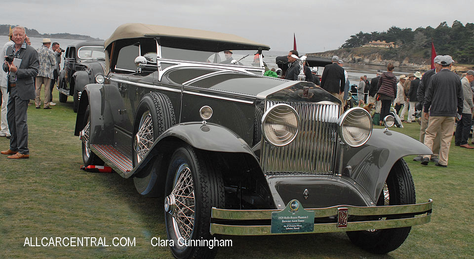  Rolls-Royce Phantom I Brewster Ascot Tourer 1929  Clara Cunningham Photo Pebble Beach Concours d'Elegance 2017