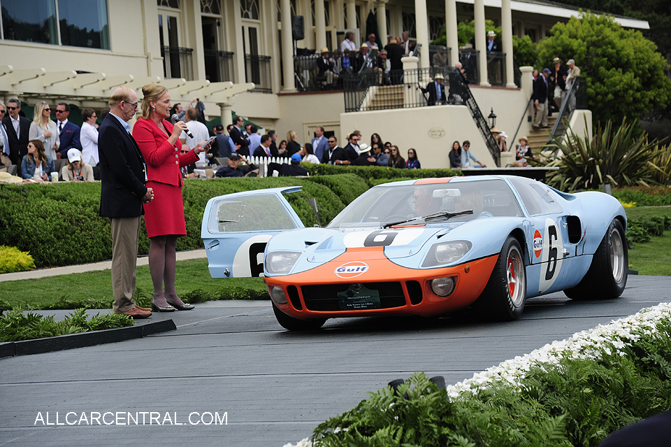  Ford GT40 sn-P-1075 1968 Pebble 
Beach Concours 2016