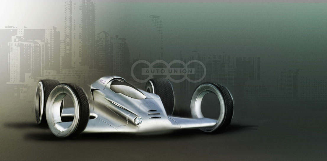 Audi Auto Union race car of the future, by Peter Ten Klooster (The Netherlands)