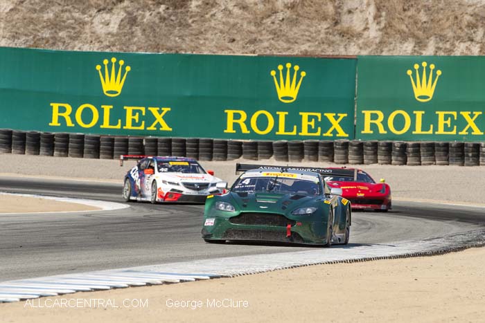  Aston Martin Vantage V12 Jorge De La Torra Pirelli World Challenge Mazda Raceway Laguna Seca 2015