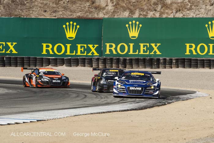  Audi R8 LMS Ultra 22 James Sofronas  Pirelli World Challenge Mazda Raceway Laguna Seca 2015