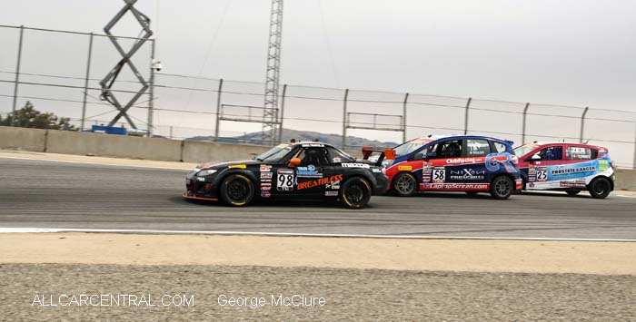 Ernie Francis ; Glenn_Nixon; Johan Schwartz  Pirelli World Challenge Mazda Raceway Laguna Seca 2015