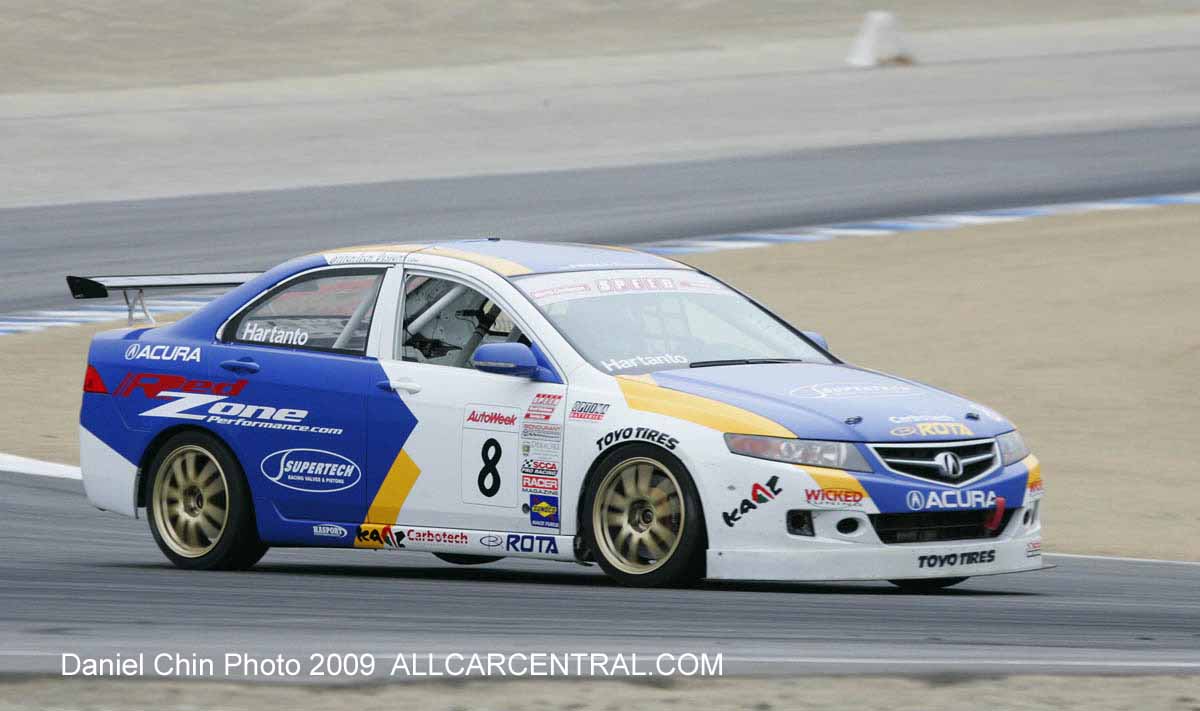 Acura TSX TC SCCA Pro Andrie Hartanto Mazda Raceway Laguna Seca
