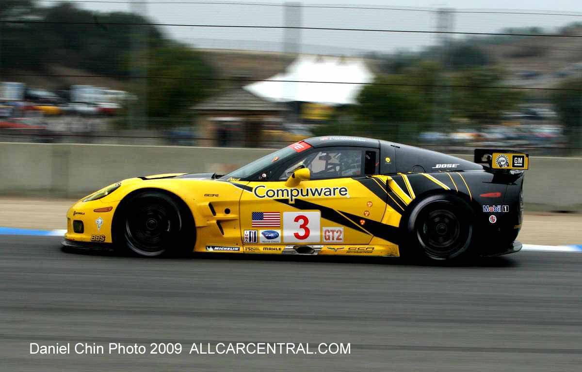 Corvette C6.R GT2 Jan Magnussen Johnny O'Connell Mazda Raceway Laguna Seca