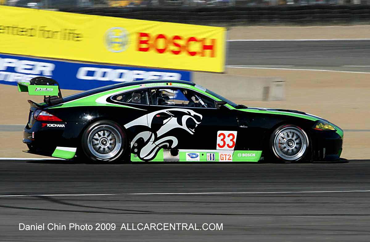 Jaguar XKR GT2 Paul Gentilozzi Marc Goossens Mazda Raceway Laguna Seca