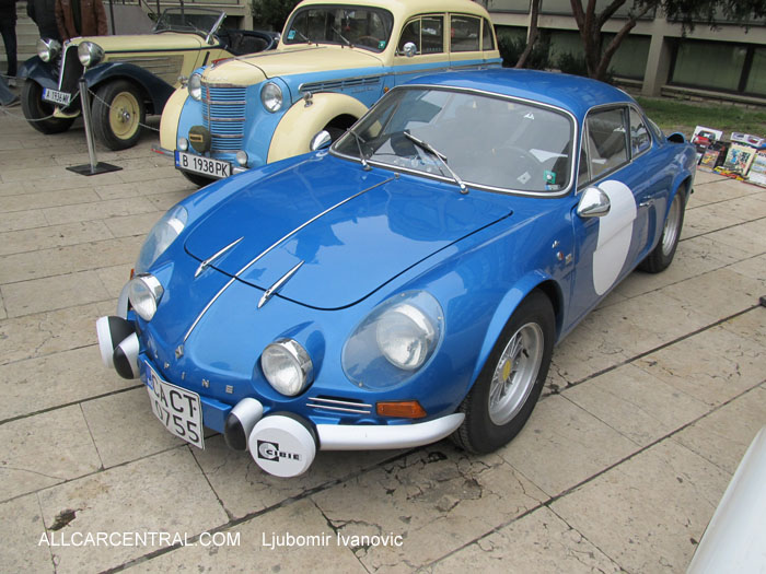 Bulgarrenault Alpine A110 2012 Association Historians Motoring 2014 Belgrade Ljubomir Ivanović Photographer