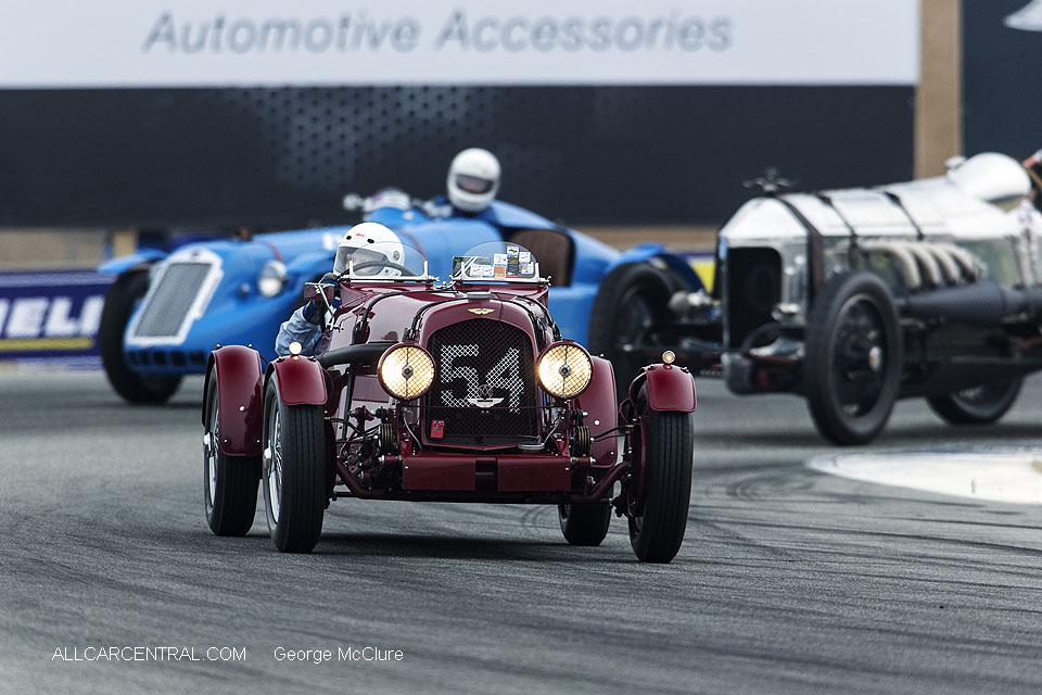 Aston Martin 2 L Ulister sn-E8878SO 1938 Monterey Motorsports Reunion 2016 George McClure