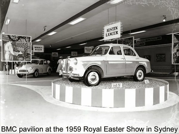 BMC Display Australia 1959