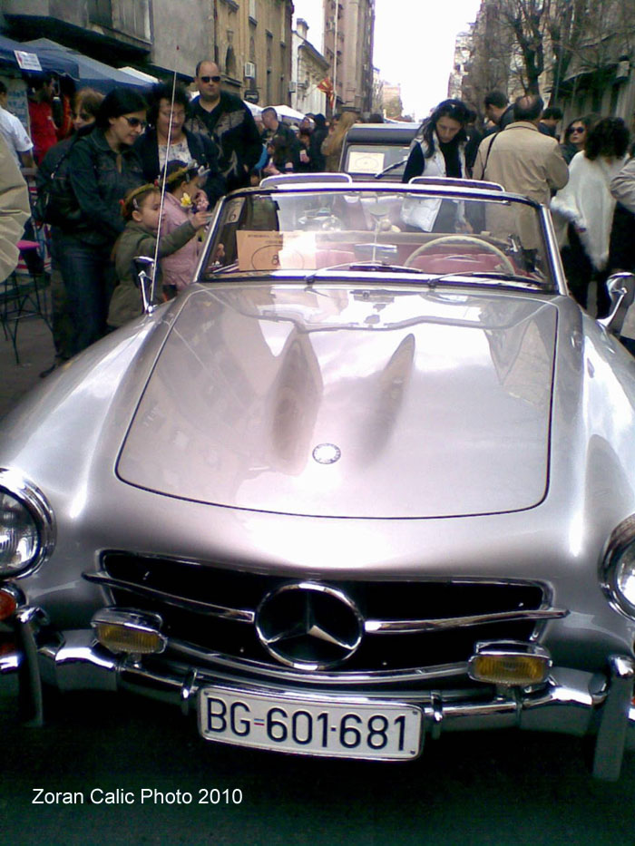 Mercedes-Benz SL CVETI Family Patron's Day car show for Old Town County in Belgrade, Serbia 2010